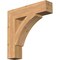 Ekena Millwork Thorton Block Smooth Bracket, Western Red Cedar, 5 1/2"W x 26"D x 26"H BKT06X26X26THR05SWR - alternate 1